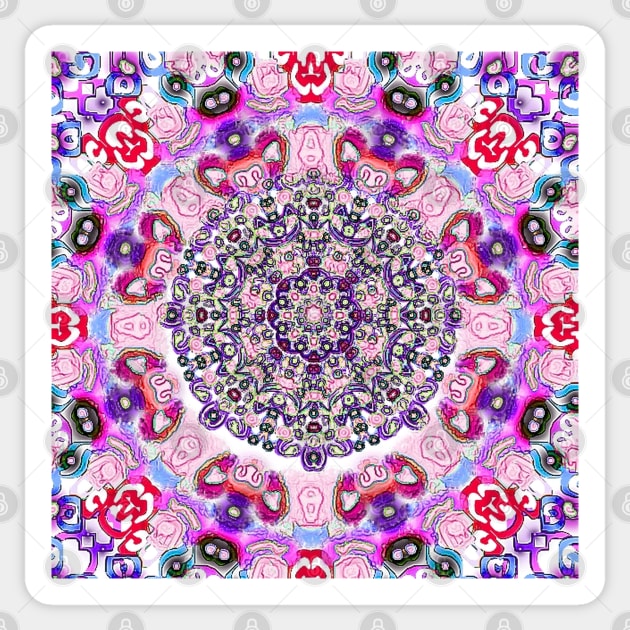 PRETTY ART MANDALA #24 Sticker by ArtemyRMT